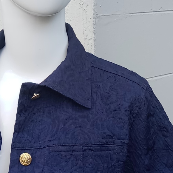 Graff by UM Vintage Gold button Light Jacket - Picture 12 of 16